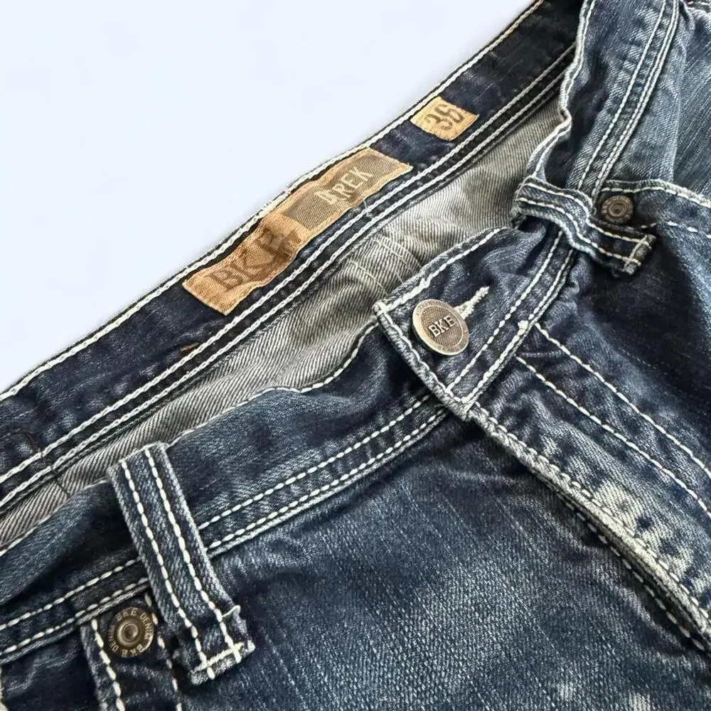 BKE Derek Distressed Denim Jorts – Men’s Size 36